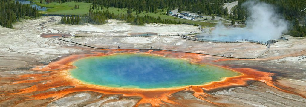 Grand Prismatic Spring in Yellowstone