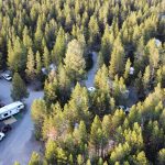Yellowstone RV Park Arial Shot