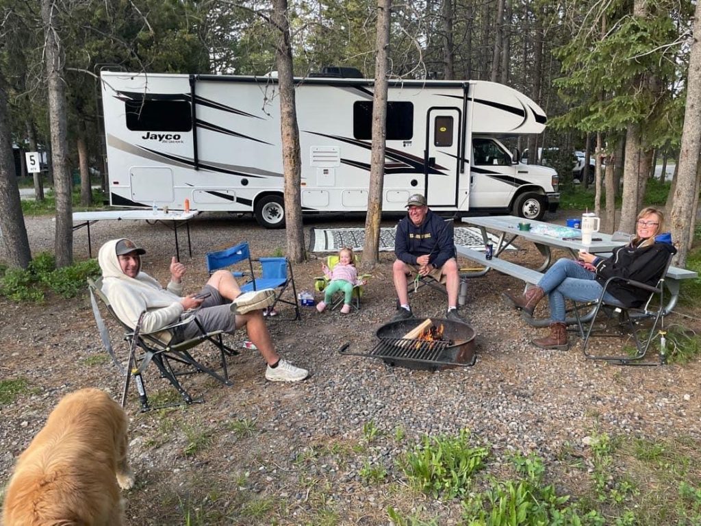 Campsite at Yellowstone RV Park
